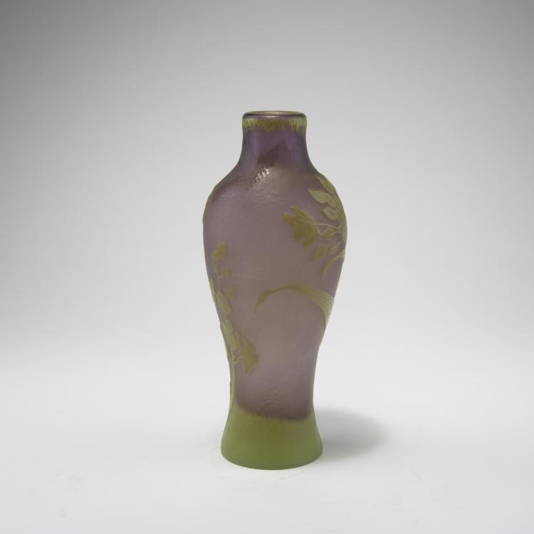 Bild 1 zu Objekt, 'Euphorbe' vase, 1900-02, Christian Fr&egrave;res et fils, Meisenthal, 129 8