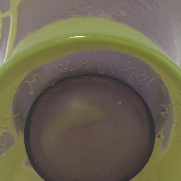 Bild 2 zu Objekt, 'Euphorbe' vase, 1900-02, Christian Fr&egrave;res et fils, Meisenthal, 129 8