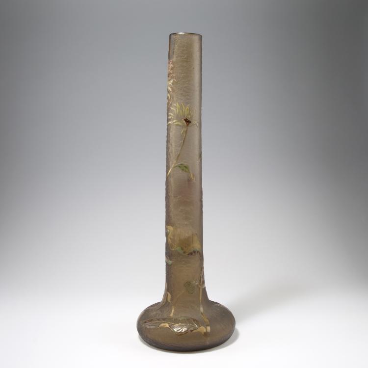 Bild 1 zu Objekt, Tall 'Dahlias' vase, c1900, Gall&eacute;, Emile, Nancy, 129 156