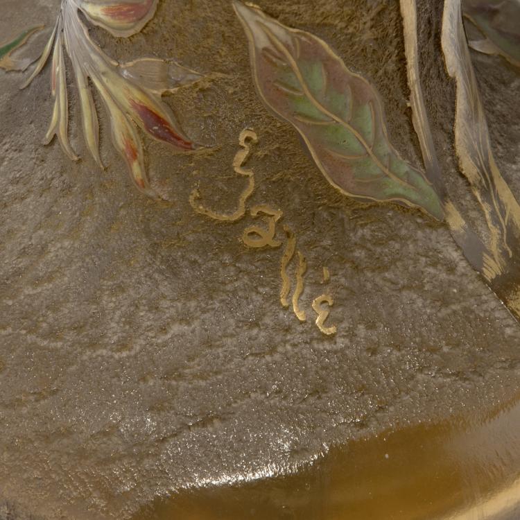 Bild 2 zu Objekt, Tall 'Dahlias' vase, c1900, Gall&eacute;, Emile, Nancy, 129 156