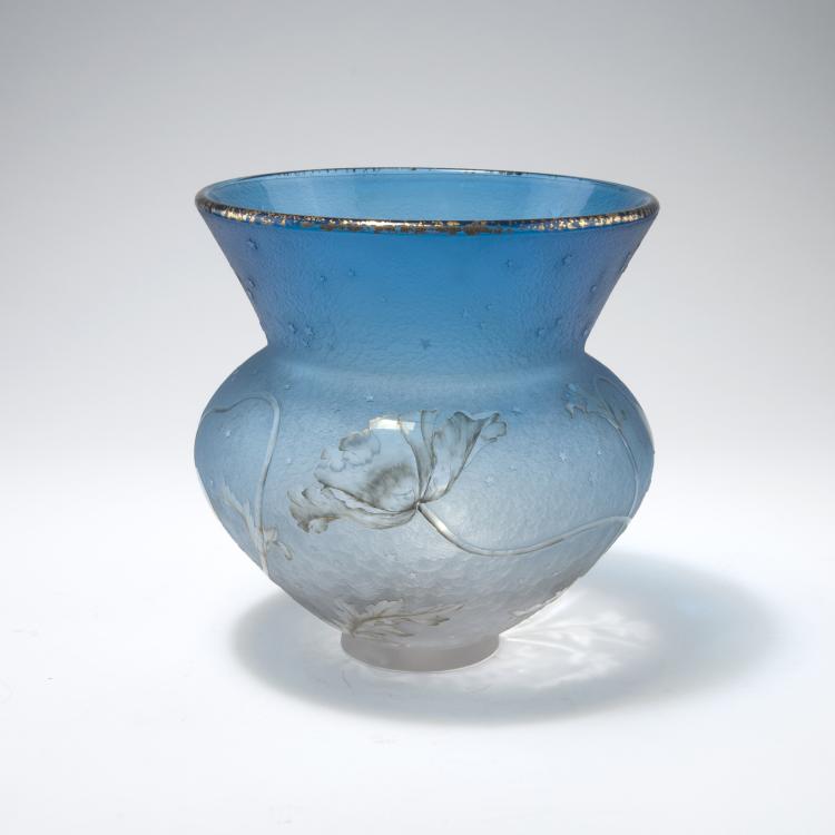 Bild 1 zu Objekt, Tall 'La Nuit' vase, 1897, Daum Fr&egrave;res, Nancy, 129 20