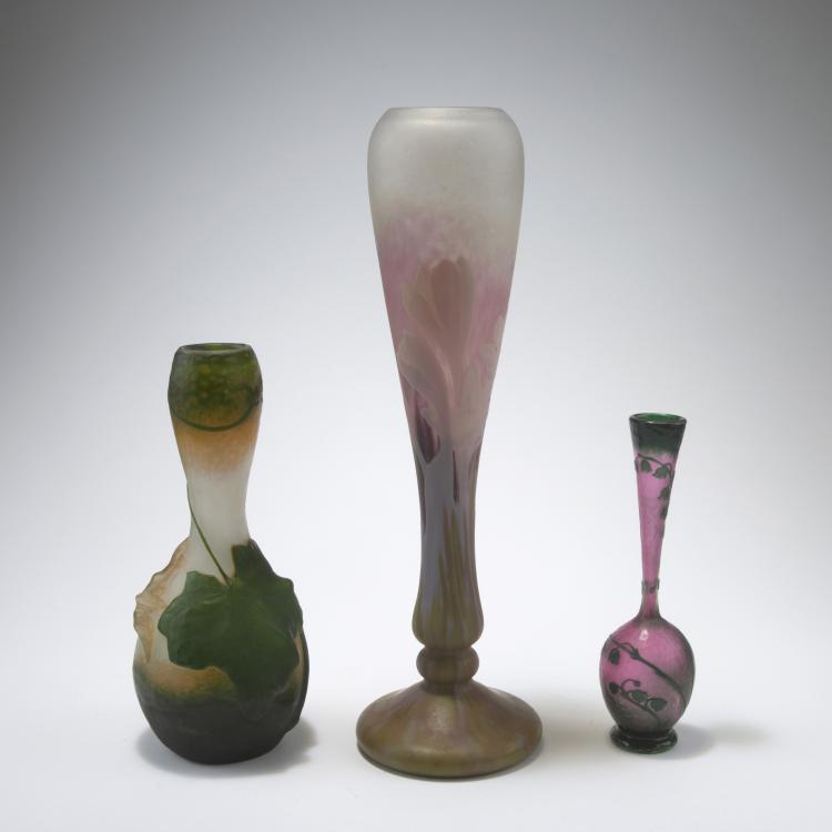 Bild 3 zu Objekt, 'Coloquinte en fleurs' Souffl&eacute; vase, 1906, Daum Fr&egrave;res, Nancy, 129 55