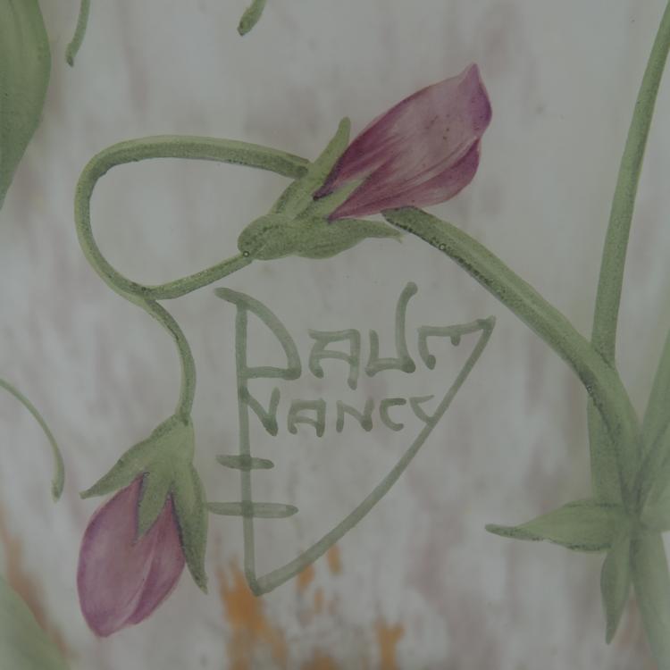 Bild 2 zu Objekt, 'Pois de senteur' vase, c1910, Daum Fr&egrave;res, Nancy, 129 78