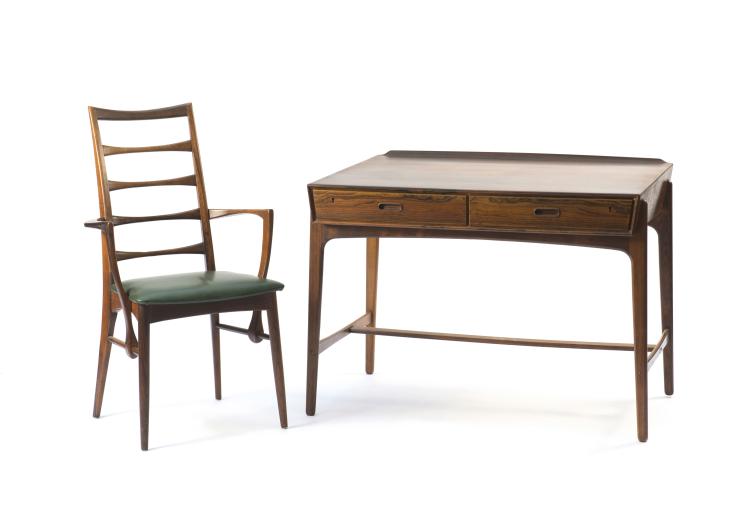 Hauptbild zu Objekt, Desk and armchair, 1958, Svend Aage Madsen, Hansen, Sigurd, D&auml;nemark, 128A 121