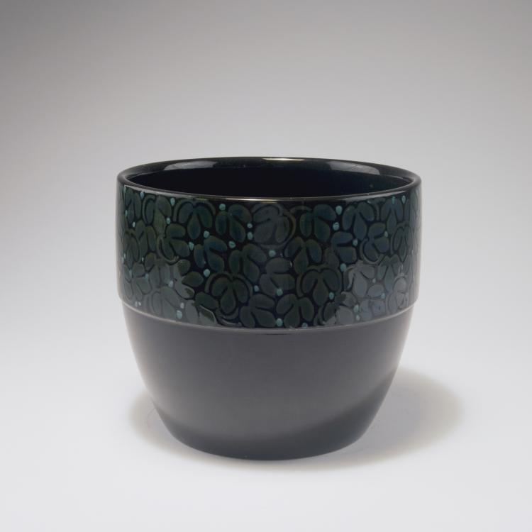 Hauptbild zu Objekt, Cachepot, c1902, Christian Neureuther, W&auml;chtersbacher Steingutfabrik, Schlierbach, 129 658