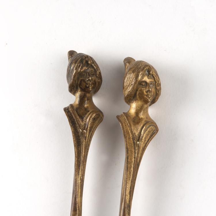 Bild 1 zu Objekt, Paper knife and signet 'Girl', c1900, Taupin d'Auge, 129 514