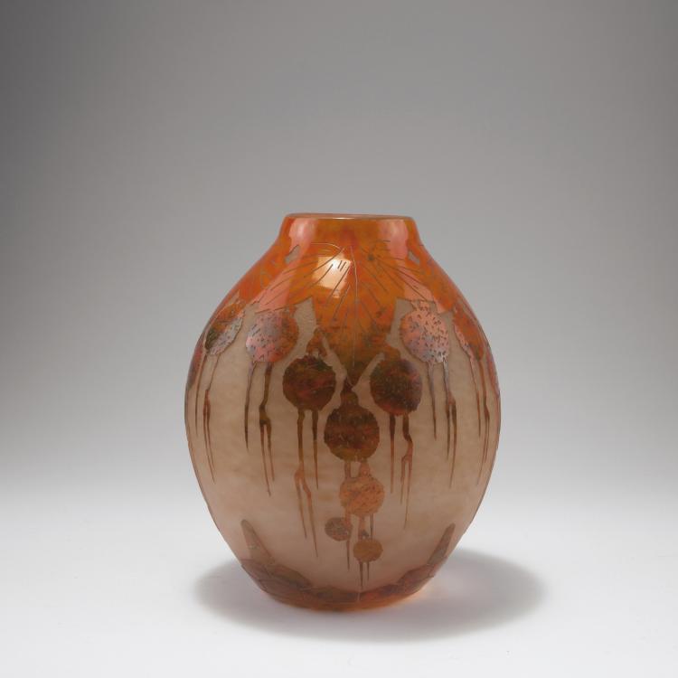 Hauptbild zu Objekt, 'Platanes' vase, 1927-28, Schneider, Epinay-sur-Seine, 129 281