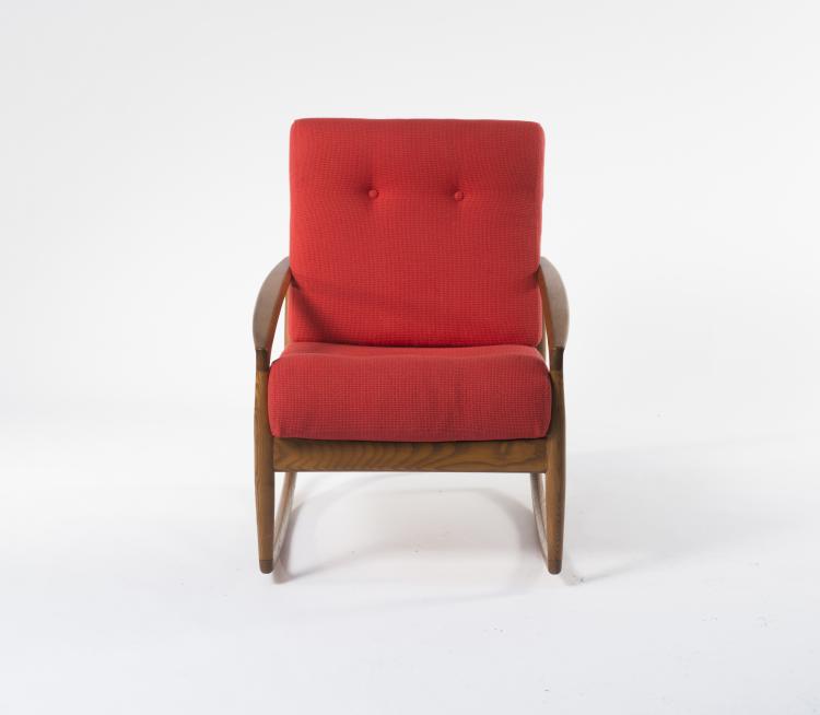 Bild 3 zu Objekt, 'Paperknife' rocking chair, 1955, Kai Kristiansen, Olesen, Magnus, D&auml;nemark, 131B 386