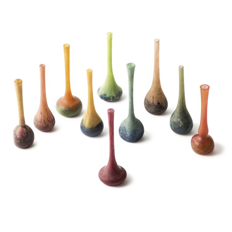 Hauptbild zu Objekt, Zehn Berluzen, 1910-15, Daum Fr&egrave;res, Nancy, 136C 75