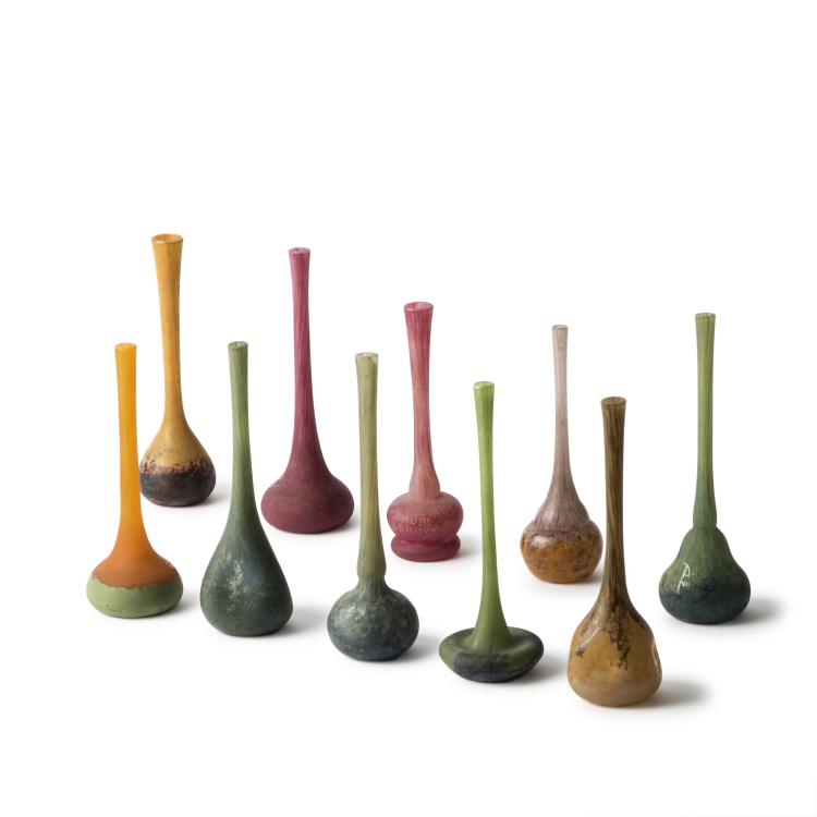 Hauptbild zu Objekt, Zehn Berluzen, 1910-15, Daum Fr&egrave;res, Nancy, 136C 76