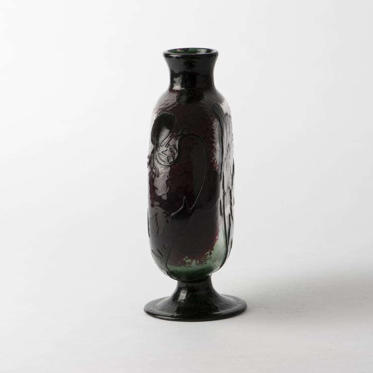 Bild 2 zu Objekt, Martel&eacute;-Vase 'Pavots noirs', 1900-03, Henri Berg&eacute;, Daum Fr&egrave;res, Nancy, 136C 62