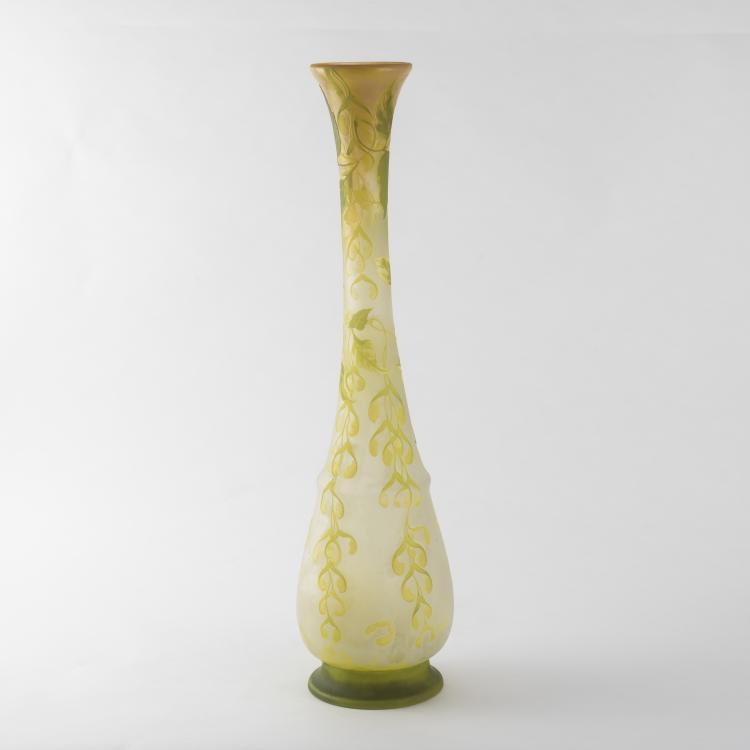 Bild 1 zu Objekt, Bodenvase 'Erable &agrave; feuilles de Fr&egrave;ne', 1902-05, Gall&eacute;, Emile, Nancy, 136C 98