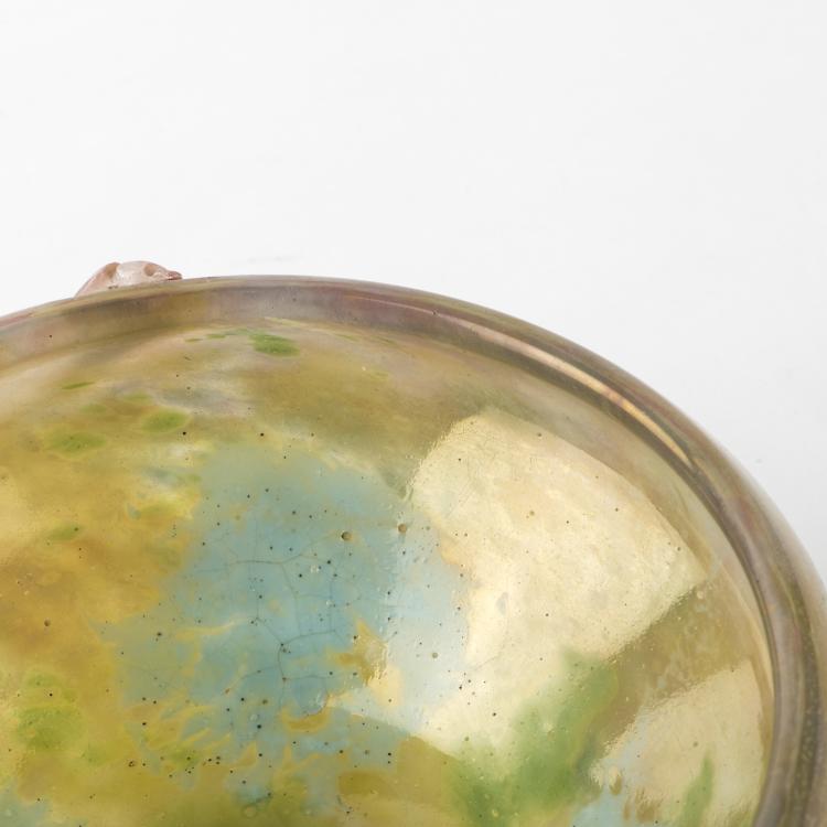 Bild 4 zu Objekt, 'Insectes et cabochon' bowl, c1910, Daum Fr&eacute;res, Nancy, 136C 63