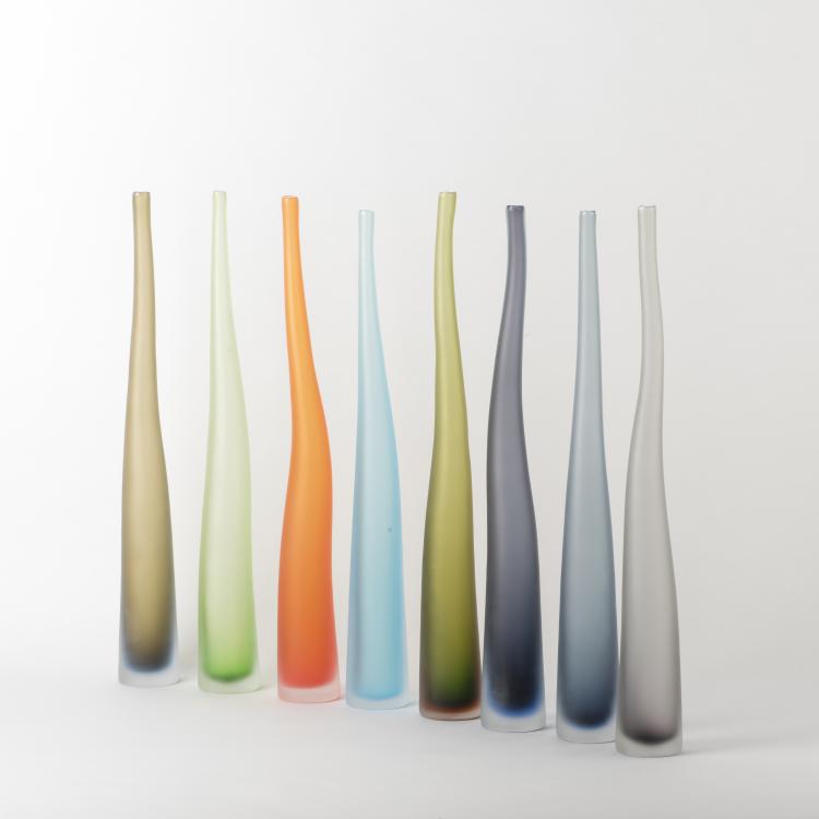 Bild 1 zu Objekt, Acht Vasen 'Bambu', 1998, Laura Diaz de Santillana, Arcade, Murano, 136C 109
