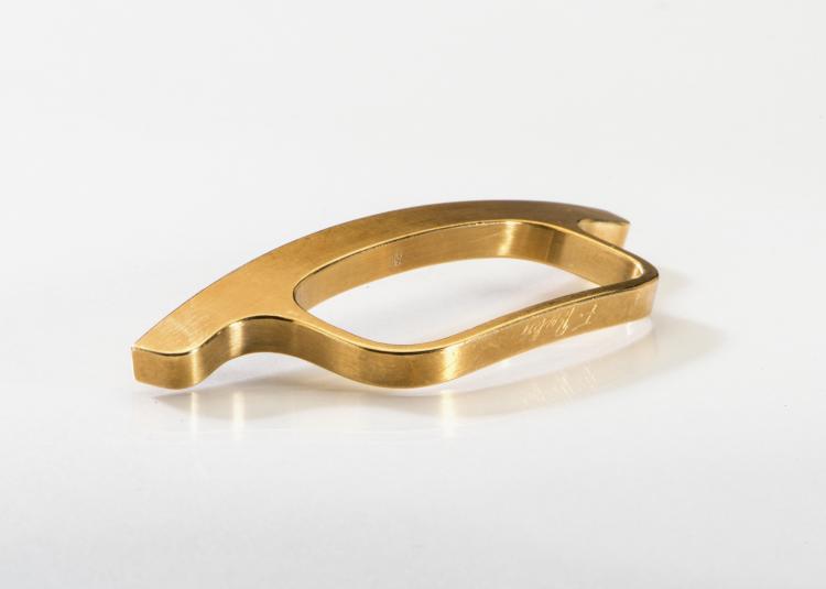 Hauptbild zu Objekt, Zweifingerring, 1980, Friedrich Becker, 136C 38