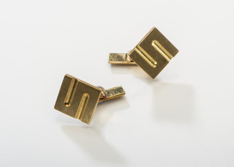 Hauptbild zu Objekt, Paar Manschettenkn&ouml;pfe, Friedrich Becker, 136C 31