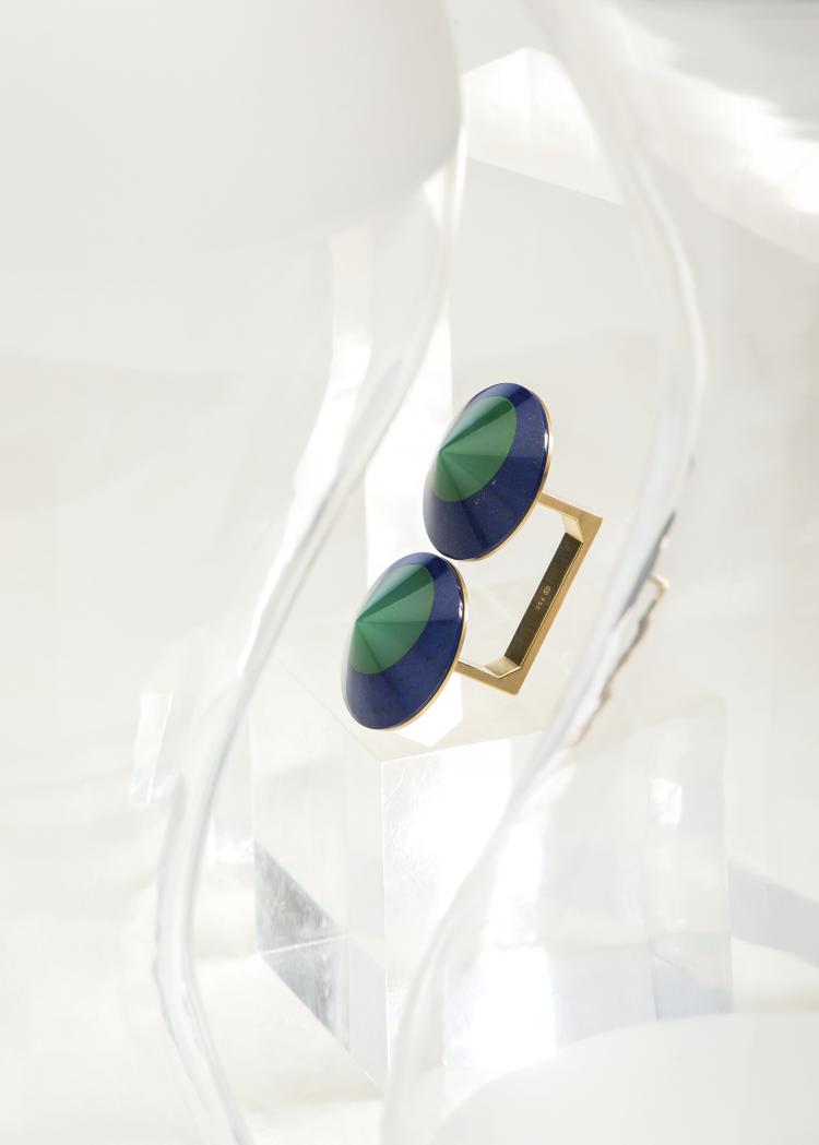 Bild 3 zu Objekt, Kinetic didactyl ring, 1996, Friedrich Becker, 136C 54