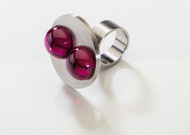 Hauptbild zu Objekt, Kinetischer Ring, um 1970, Friedrich Becker, 136C 25