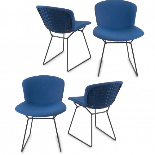 Four '420-3' side chairs, 1954