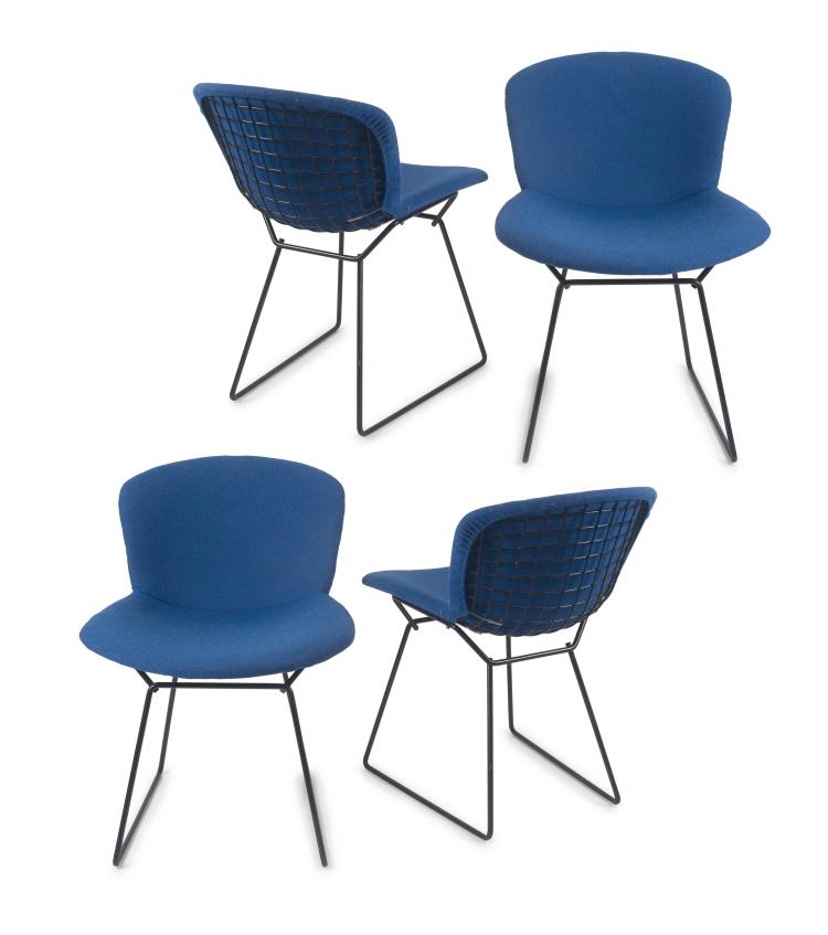 Hauptbild zu Objekt, Four '420-3' side chairs, 1954, Harry Bertoia, Knoll International, New York, 131B 368