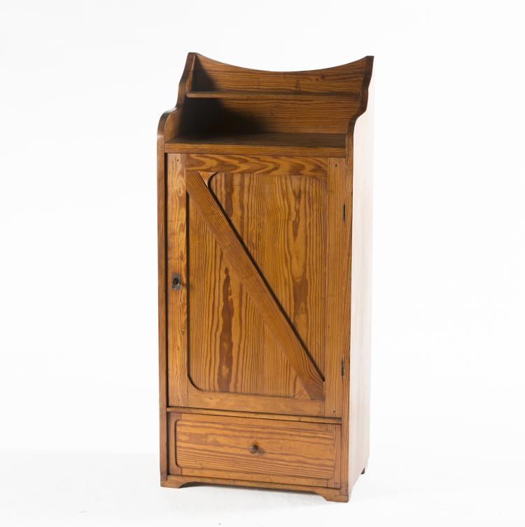 Hauptbild zu Objekt, Cabinet for the sanatorium at Wyk/F&ouml;hr, c1899, August Endell, Dresdner Werkst&auml;tten f&uuml;r Handwerkskunst, Hellerau, 130A 48