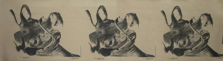 Hauptbild zu Objekt, 'Cow' (Wallpaper, La Biennale), about 1976, Andy Warhol, 130B 300