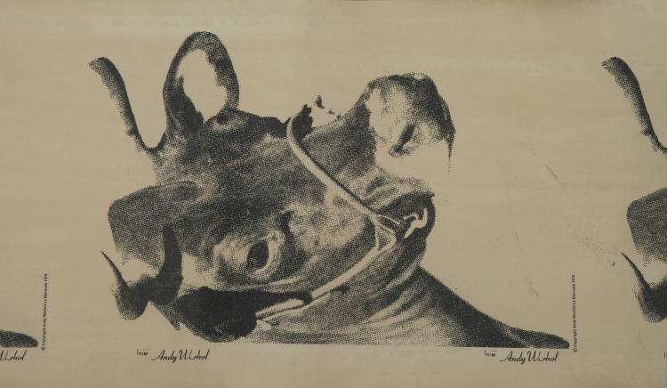 Bild 1 zu Objekt, 'Cow' (Wallpaper, La Biennale), about 1976, Andy Warhol, 130B 300