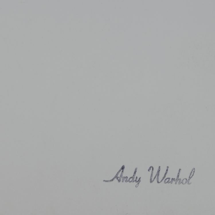 Bild 3 zu Objekt, 'Blue Cows' (Blue Version, Rubber Stamp)', 1967, Andy Warhol, 130B 290