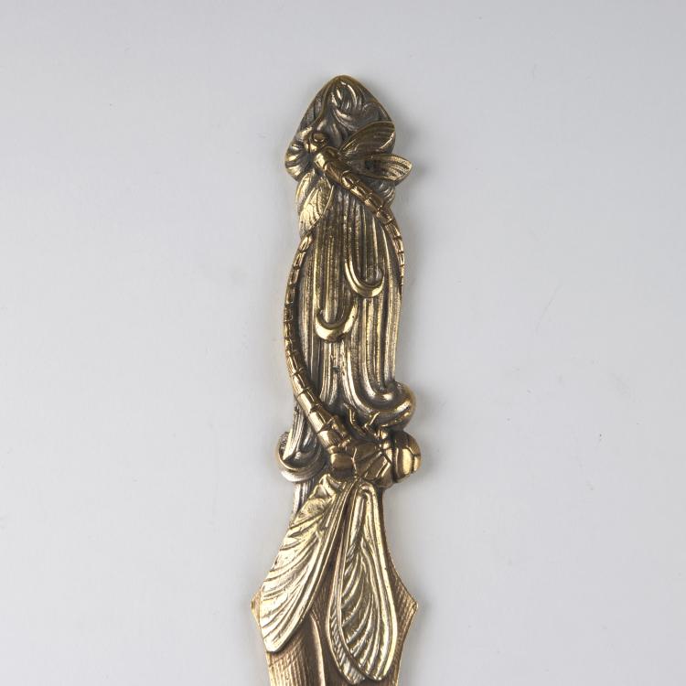 Bild 1 zu Objekt, 'Dragonflies' paper knife, c1910, Fr&eacute;court, 129 503