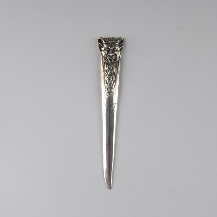 Hauptbild zu Objekt, 'Pan' paper knife, c1910, Pirox, 129 511