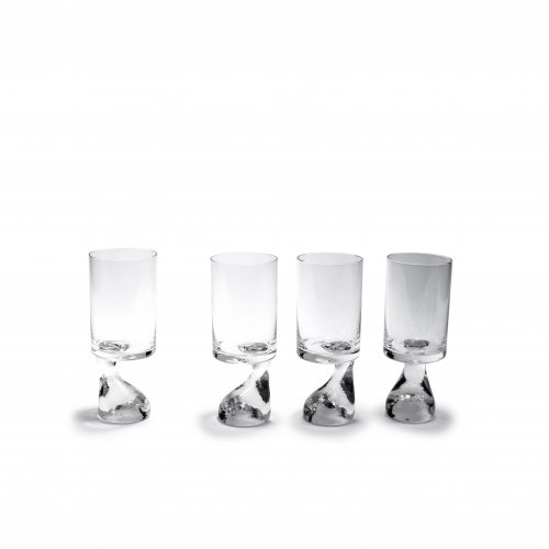 Four 'Colombo' glasses, 1967