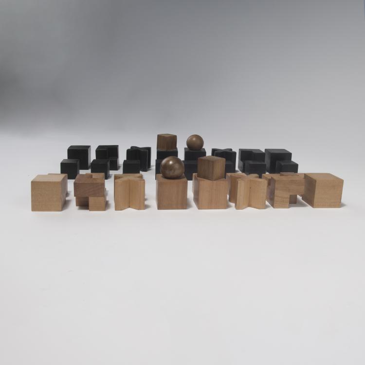 Bild 1 zu Objekt, Bauhaus chess set 'XVI', 1924, Josef Hartwig, Bauhaus Weimar, 130A 66