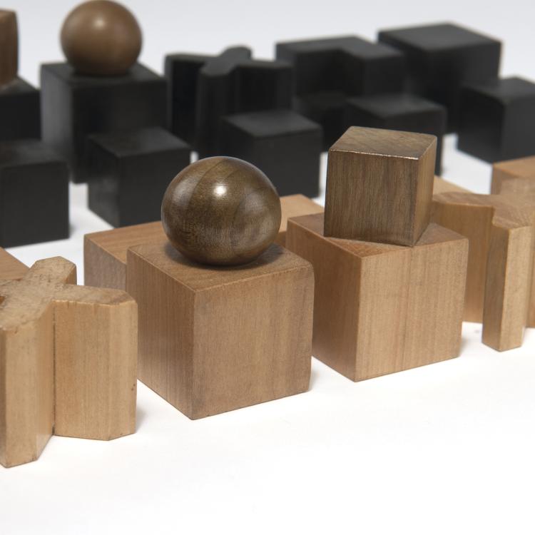 Bild 5 zu Objekt, Bauhaus chess set 'XVI', 1924, Josef Hartwig, Bauhaus Weimar, 130A 66