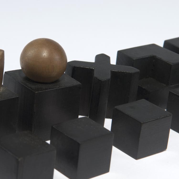 Bild 8 zu Objekt, Bauhaus chess set 'XVI', 1924, Josef Hartwig, Bauhaus Weimar, 130A 66