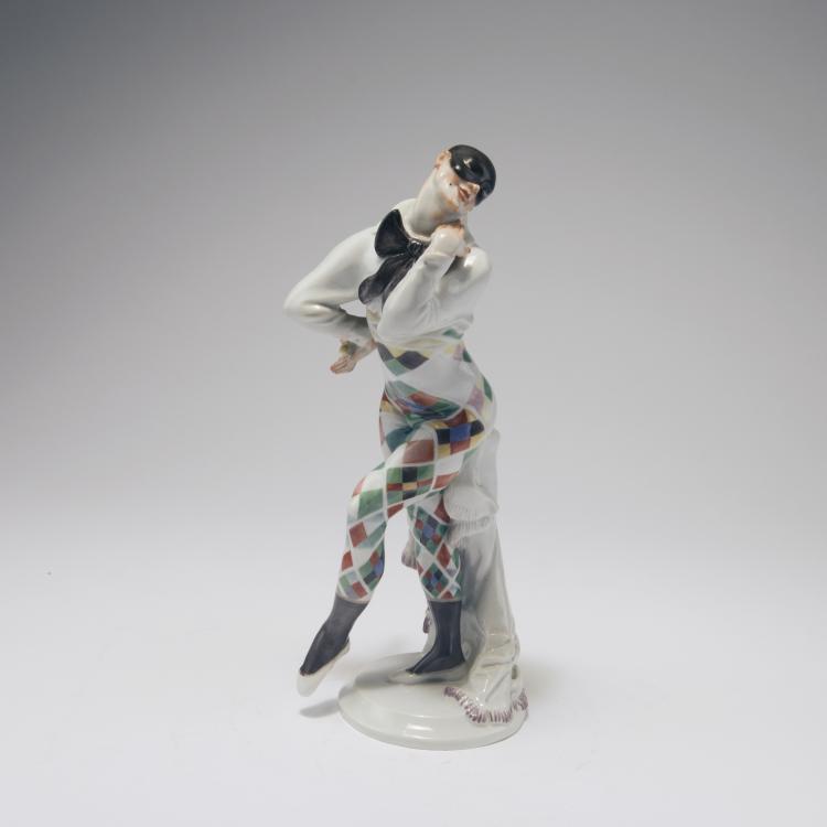 Hauptbild zu Objekt, 'Bajazzo', 1918, Paul Scheurich, Meissen, StPM, 129 590