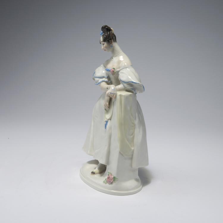 Bild 2 zu Objekt, 'Biedermeier' lady, 1917, Paul Scheurich, Meissen, StPM, 129 589