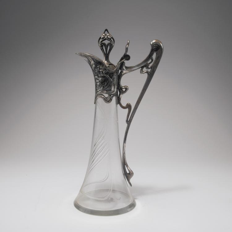 Hauptbild zu Objekt, Wine jug, c1905, WMF, Geislingen, 129 470