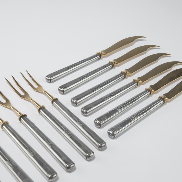 Bild 1 zu Objekt, '2000' fruit cutlery, 1901, Joseph Maria Olbrich, Clarfeld & Springmeyer, Hemer, 129 448