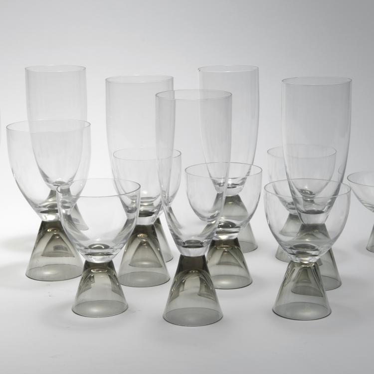 Bild 2 zu Objekt, 'Fortuna' glass set, 1957, Elsa Fischer-Treyden, Rosenthal, Selb, 131B 297