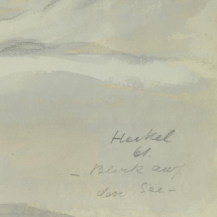 Bild 1 zu Objekt, 'Blick auf den See', 1961, Erich Heckel, 130B 207