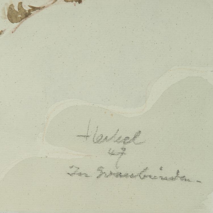 Bild 1 zu Objekt, 'In Graub&uuml;nden', 1947, Erich Heckel, 130B 206