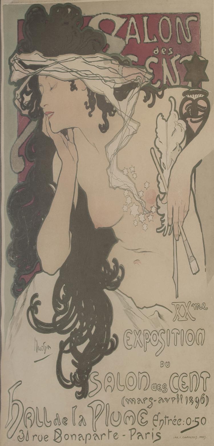 Hauptbild zu Objekt, 'Salon des Cent', 1896, Alphonse Mucha, 129 703