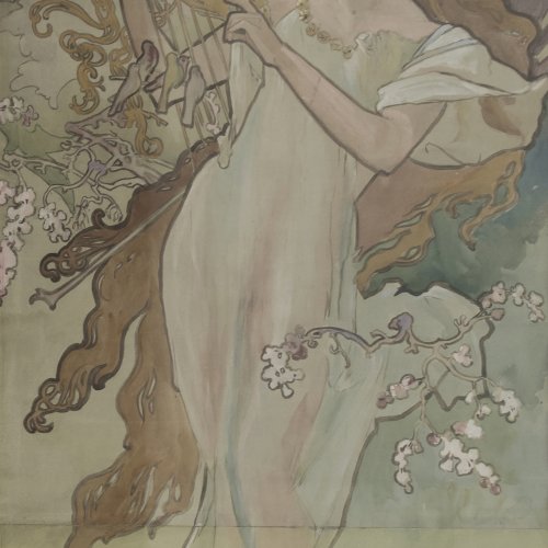 Entwurf 'Le Printemps', um 1895