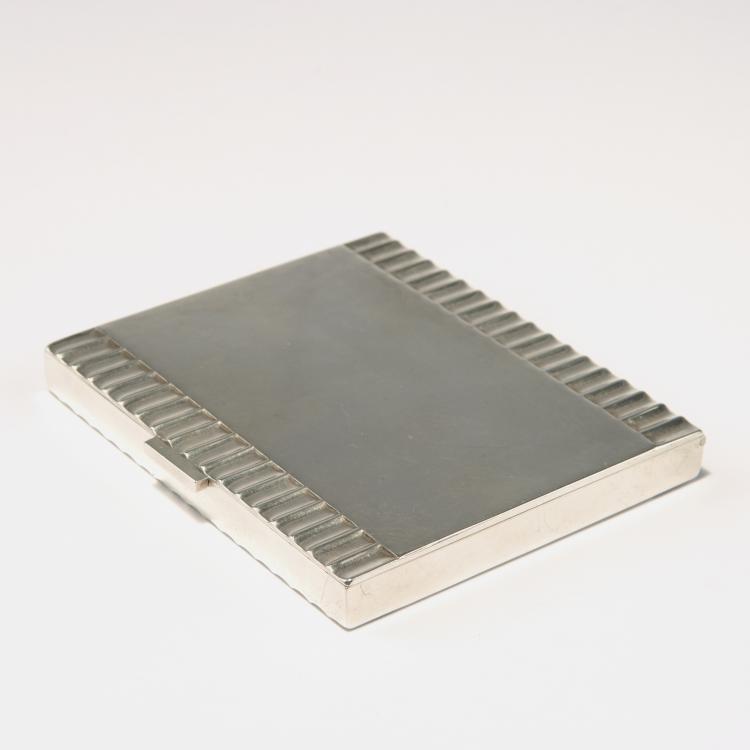 Hauptbild zu Objekt, Cigarette case, c1930, Jensen, Georg, Kopenhagen, 129 412