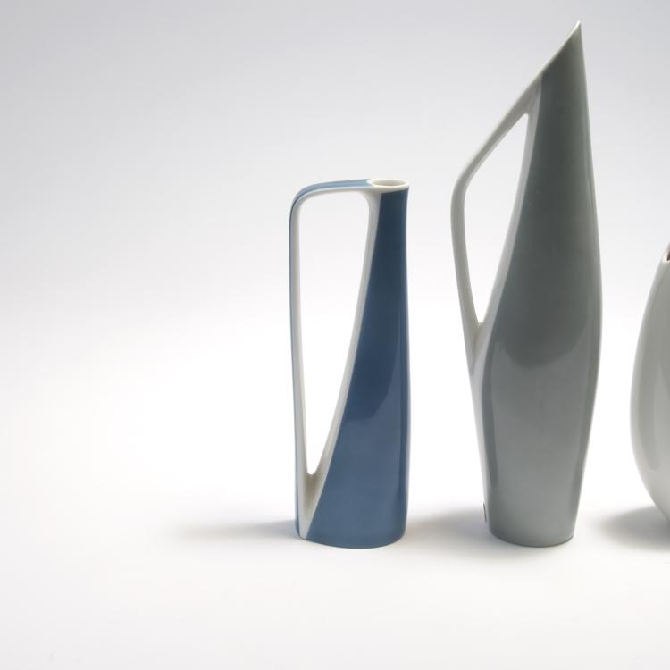 Bild 1 zu Objekt, Vier Vasen, '2661' - 'Kummet', '2690', '2698' und '2668', um 1955, Beate Kuhn, Rosenthal, Selb, 131B 306