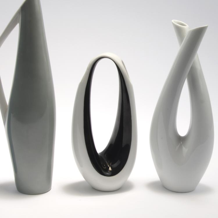 Bild 4 zu Objekt, Vier Vasen, '2661' - 'Kummet', '2690', '2698' und '2668', um 1955, Beate Kuhn, Rosenthal, Selb, 131B 306