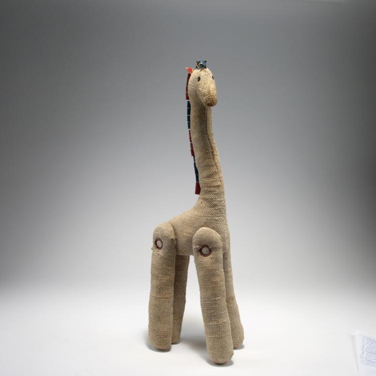 Hauptbild zu Objekt, Giraffe, c1968, Renate M&uuml;ller, H. Josef Leven KG, Sonneberg., 130A 101
