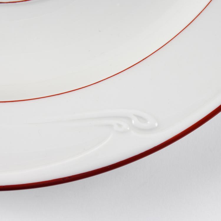 Bild 1 zu Objekt, Servierteller 'Peitschenhieb', 1903/04, Henry van de Velde, Meissen, KPM, 130A 33