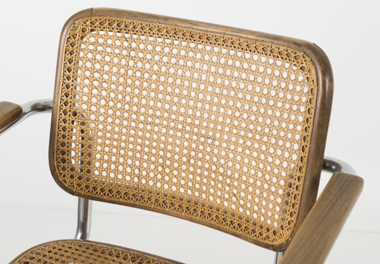 Bild 9 zu Objekt, Two armchairs and two side chairs 'B 64', 1928 , Marcel Breuer, Thonet, Frankenberg, 130A 64