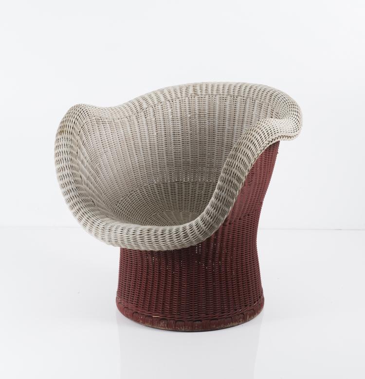 Hauptbild zu Objekt, 'E 16' wickerchair, 1955/56, Egon Eiermann, Murmann, Heinrich, Johannisthal, 130A 88